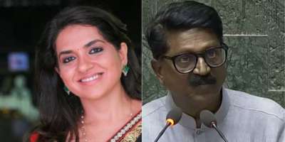 shaina nc fir against uddhav shivsena leader arvind sawant for derogatory remark  - Satya Hindi