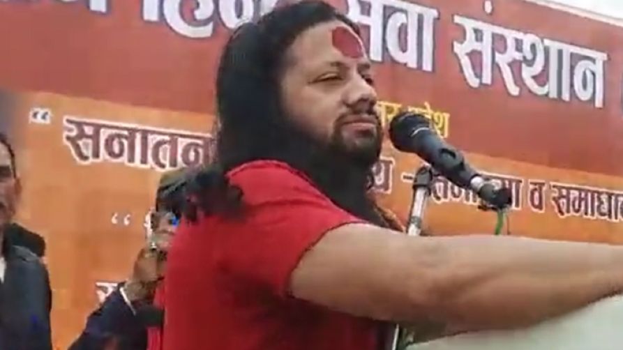 कालीचरण ने फिर की मुसलमानों के खिलाफ़ भड़काऊ बयानबाजी