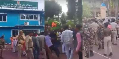 Protestors enter Bangladesh Mission in Agartala, India expresses regret - Satya Hindi