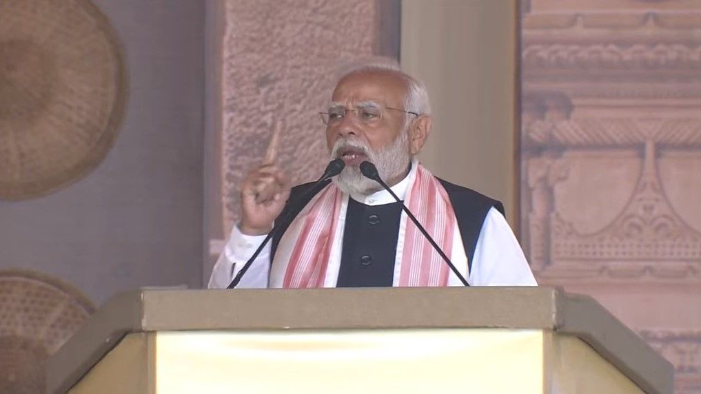अयोध्या में भव्य आयोजन के बाद मैं अब मां कामाख्या के द्वार पर आया हूंः पीएम मोदी