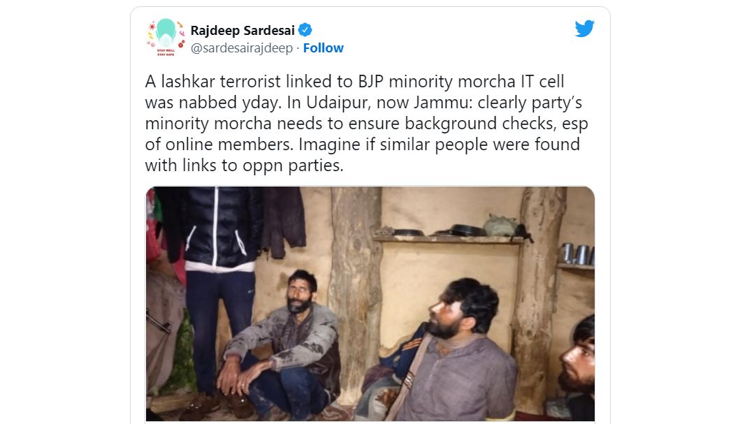 lashkar-e-taiba terrorist bjp it cell connection allegations - Satya Hindi