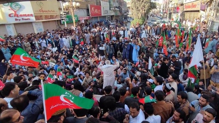Imran Khan long march in Rawalpindi - Satya Hindi