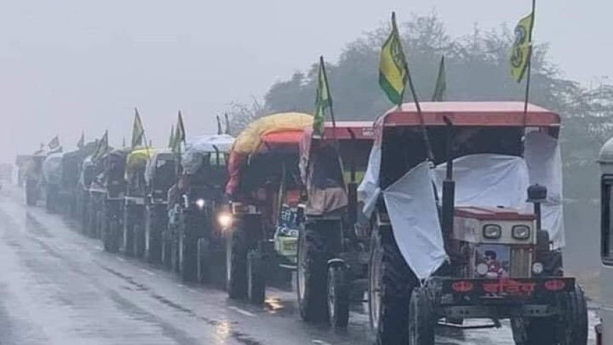 kisan tractor parade in delhi  - Satya Hindi