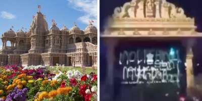 who attacked hindu temple in california india strongly condemns - Satya Hindi