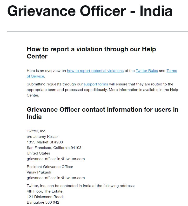 twitter india appoints grievance officer in line with new it rules - Satya Hindi