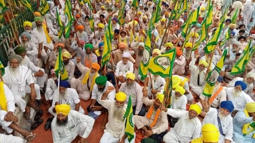 Bhagwant Mann Sangrur residence Farmers protest  - Satya Hindi