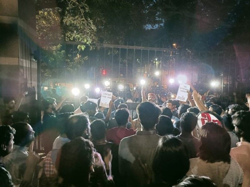 JNU with Afreen, anti-Modi-Yogi slogans raised in campus - Satya Hindi