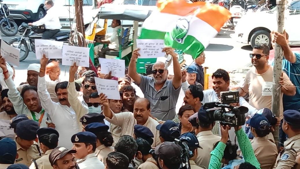 Congress protest in National Herald case - Satya Hindi