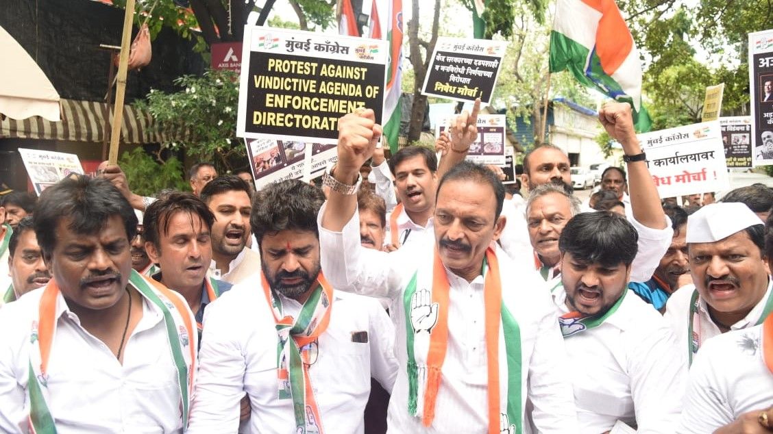 congress mp jothimani on protest against rahul gandhi ed interrogation - Satya Hindi