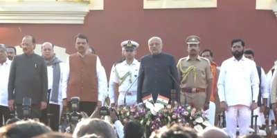 maharashtra mahayuti cabinet oath today in nagpur - Satya Hindi