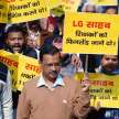 Kejriwal foot march with MLAs to LG House - Satya Hindi