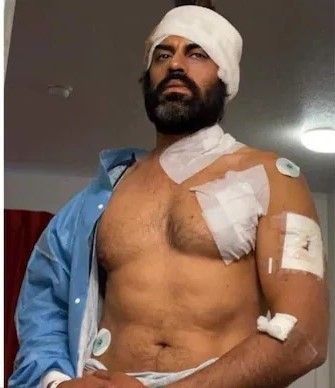punjabi actor aman dhaliwal attacked in us  - Satya Hindi