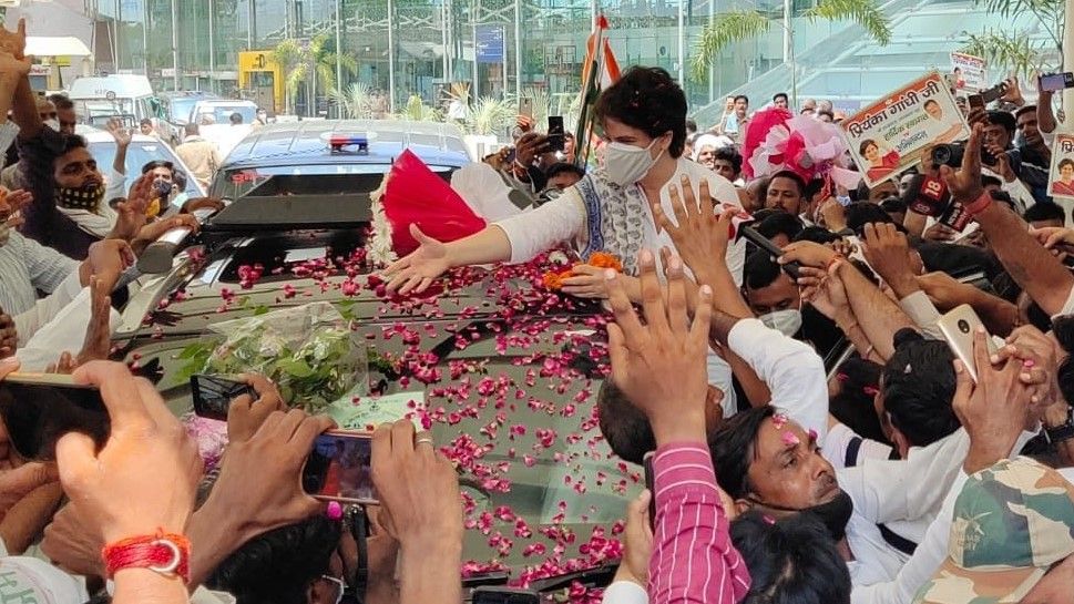 Priyanka Gandhi on Lucknow visit for UP 2022 assembly elections - Satya Hindi
