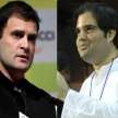 Rahul Gandhi says can embrace Varun, not his ideology  - Satya Hindi
