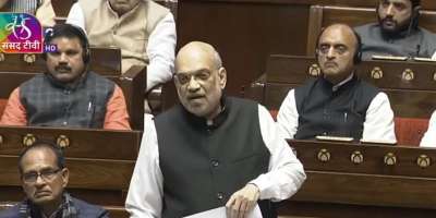 amit shah rajyasabha speech congress treated constitution as private fiefdom of one family - Satya Hindi