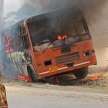 Agnipath: Bus blew up in Jaunpur, Kuchaman railway station vandalized  - Satya Hindi