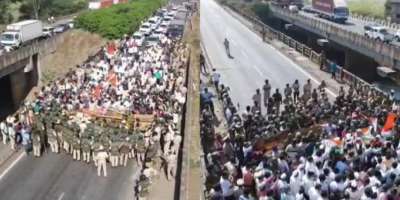 Belagavi Tension thousands policemen deployed, ban on MP - Satya Hindi