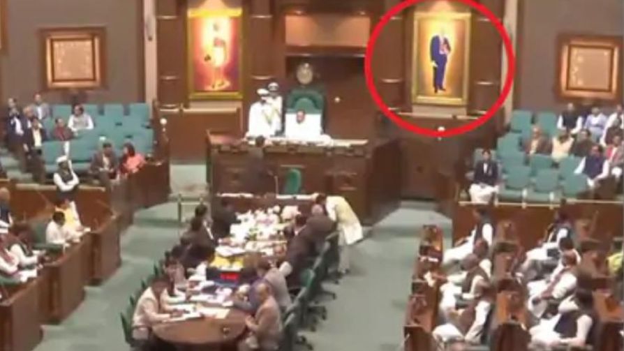 Mp Assembly Nehru Painting Replaced By Ambedkar - एमपी विधानसभा में ...