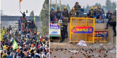 Farmers movement: Haryana-Punjab police clash, Center sent advisory - Satya Hindi