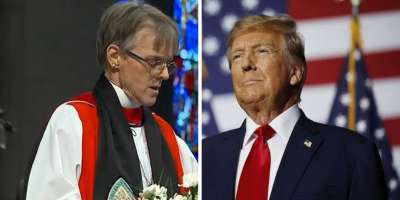 bishop mariann edgar budde speech donald trump inaugural prayer service - Satya Hindi