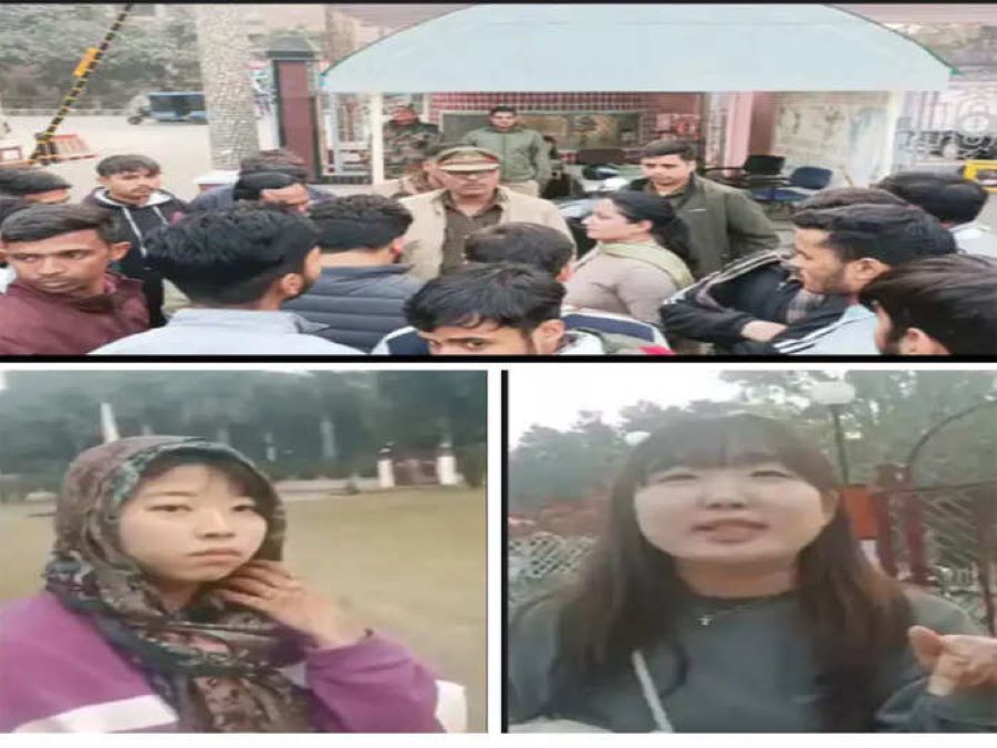 धर्मांतरण को जबरन मुद्दा बनाकर विदेशी लड़कियों से बदसलूकी