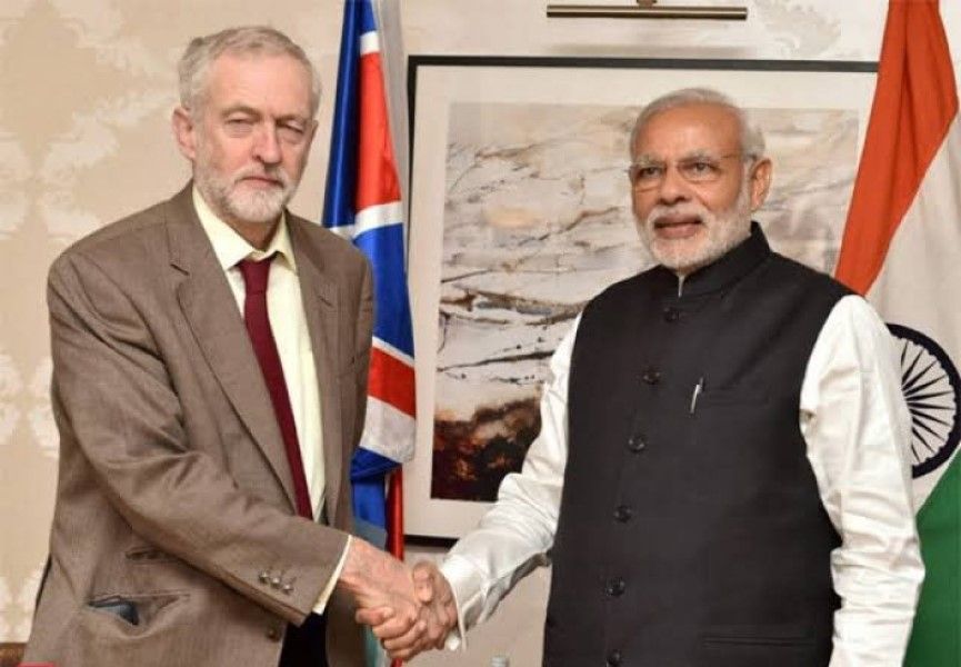Controversy: British MP Corbyn with Rahul, PM's photo surfaced in response - Satya Hindi