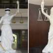 scba questions Supreme Court new lady justice statue changes - Satya Hindi