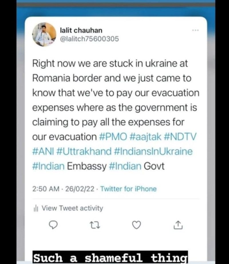 Day 2 in Kiev: Where is the help, where are the Indian Embassy officials, why are the students stranded on the border - Satya Hindi
