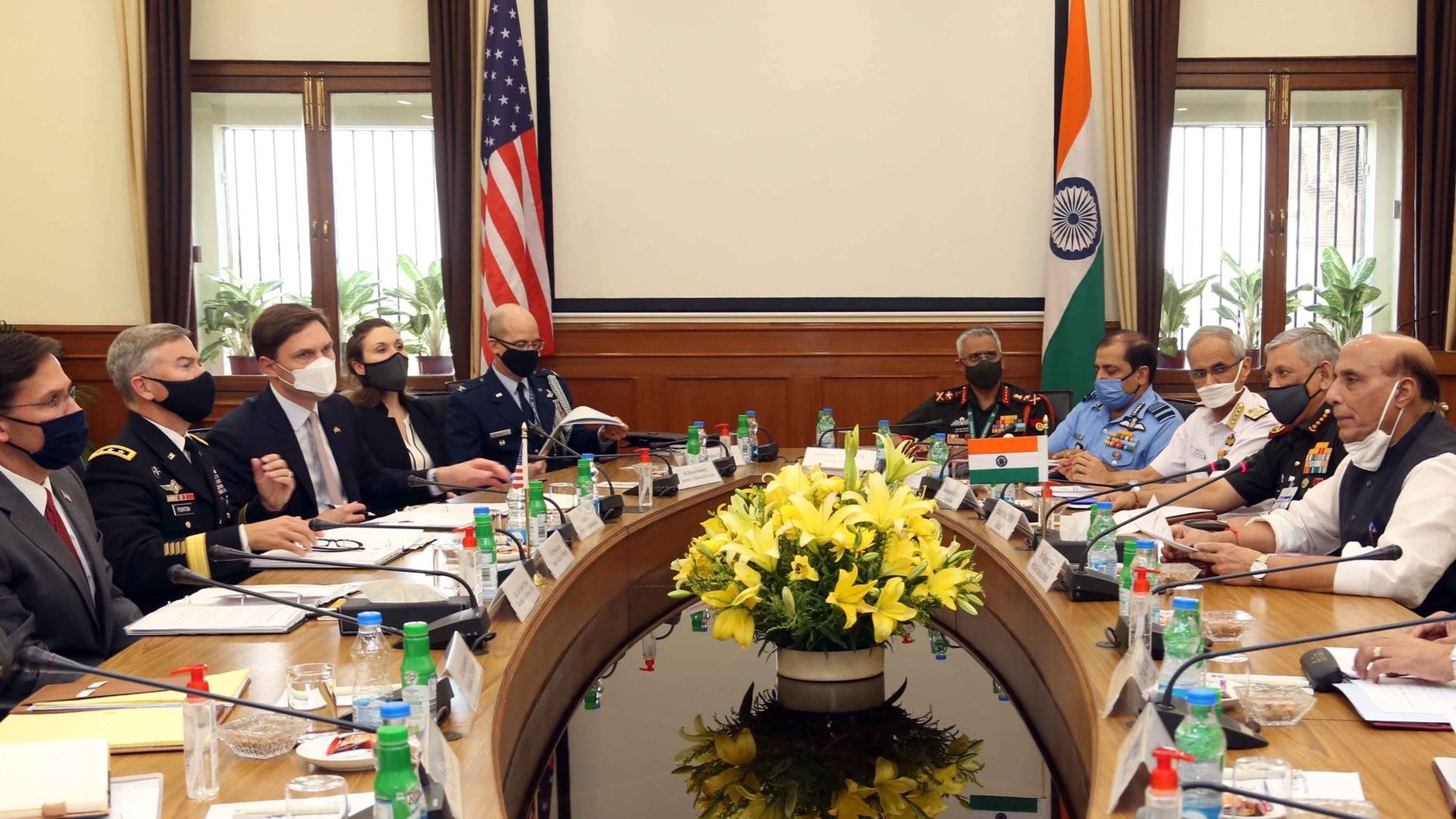 India us 2+2 dialogue both strengthening relations