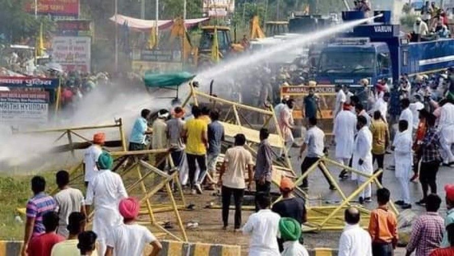 farmers protest in delhi against farm laws 2020 - Satya Hindi