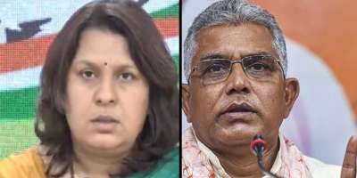election commission notice to supriya shrinate dilip ghosh comment - Satya Hindi