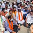 BJP protest against Tipu Sultan statue in Proddatur  - Satya Hindi