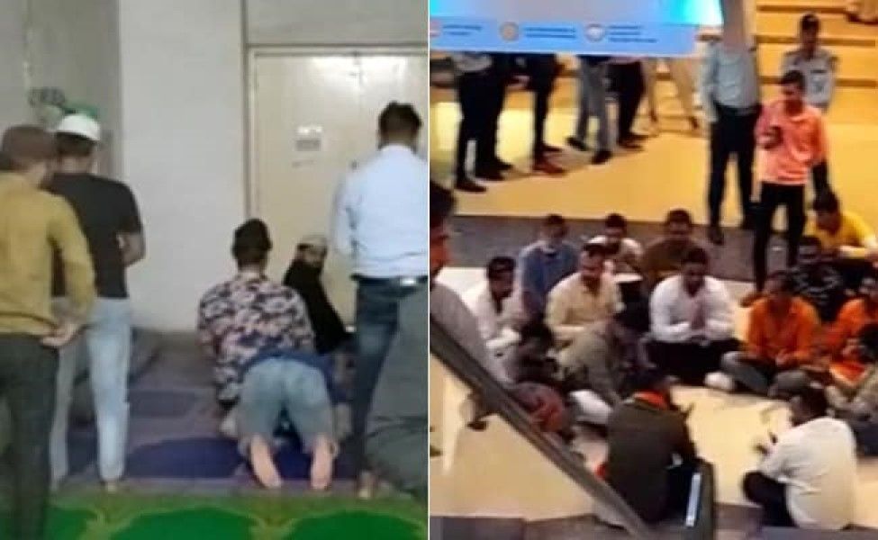 भोपाल के मॉल में नमाज पर बजरंग दल का बवाल