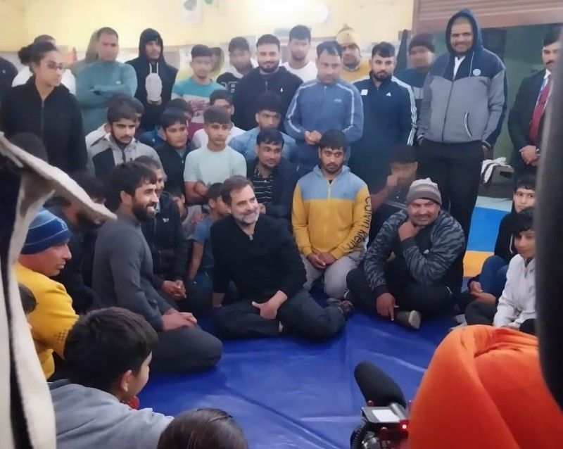 राहुल गांधी क्या&nbsp;पहलवान और जाट राजनीति गरमाने जबरदस्त ठंड में हरियाणा पहुंचे?