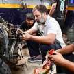 Rahul Gandhi Visits motorcycle mechanics workshop in Karol Bagh - Satya Hindi