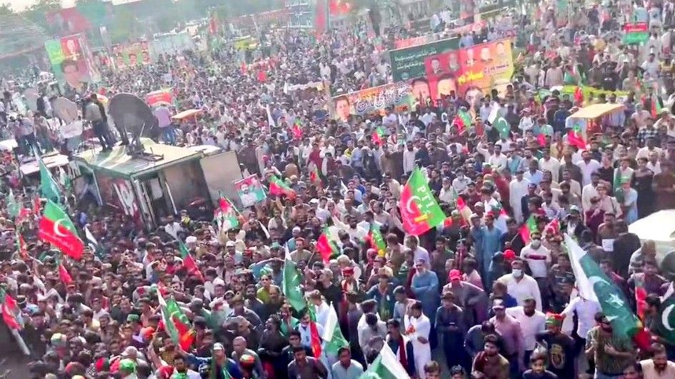 Imran Khan Haqeeqi Azadi march in Pakistan - Satya Hindi