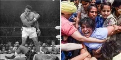 women wrestlers protest medal ganga river muhammad ali - Satya Hindi