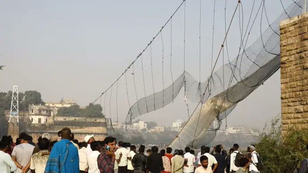 morbi bridge collapse as inauguration without work completion - Satya Hindi